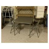 CHILD SIZE CARD TABLE AND 4 CHAIRS