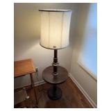WOOD CENTER TABLE LAMP