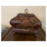 WOOD COVERED BOX