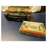#1664 LIONEL ENGINE AND PLASTIC VILLE BUILDING