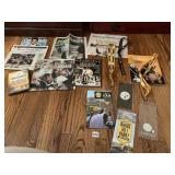 STEELER TICKET, MAGAZINES ETC.
