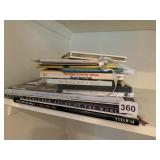 BOOKS INCLUDING THE BEDSIDE BOOK OF ANGELS, ATLAS