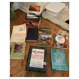 GARDENING BOOKS, COOKING ETC.
