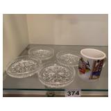 SAN FRANCISCO MUG AND 4 GLASS COASTERS