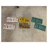 LICENSE PLATES INCLUDES VINTAGE