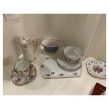 HAND DECORATED ST PETERSBURG, DRESSER TRAY, HAND