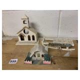 JAPAN CARDBOARD HOLIDAY BLDG. & SLEIGH