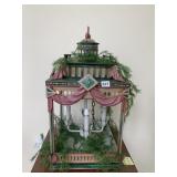 LIGHT FIXTURE SHAPED LIKE GAZEBO 25 INCHES HIGH X