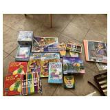 DRAWING MATERIALS, CONSTRUCTION PAPER PUZZLES