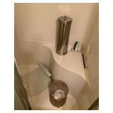 TOILET PAPER STORAGE, TRASH CAN, NON-SLIP MAT
