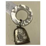 STERLING BABY RATTLE