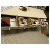 CONTENTS OF DRESSER, SEWING SUPPLIES