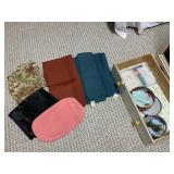 NAPKINS, TIN W/ SEWING ITEMS