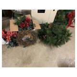HOLIDAY WREATHES AND