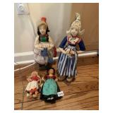 AUSTRIA OTZTAL DOLL, HOLAND DOLLS ETC.