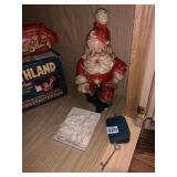 CHALK SANTA HAS DAMAGE, KEY HOLDER AND KEY