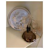 ANTIQUE WINNING CAKE TOPPER, 50TH ANNIVERSARY