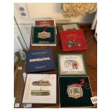 WHITE HOUSE ORNAMENTS INCLUDING 2011, 2014, 2022,