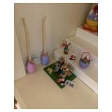 MINIATURE BUNNY RABBIT WOOD CONSTRUCTION
