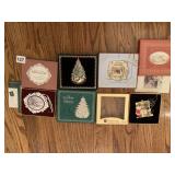 FOUR ORNAMENTS INCLUDING BILTMORE ESTATE, CHEM