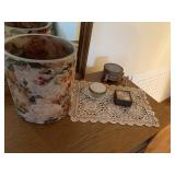 WASTE CAN , TRINKET BOXES ETC.