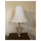 GLASS BASE LAMP