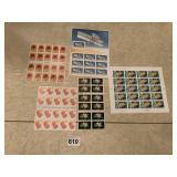 SHEETS OF STAMPS OVER $30.00 IN FACE VALUE