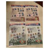 STAMPS OF THE YEARS 4 PACKS