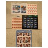 DISNEY, POLAR LIGHTS ETC. 5 SHEETS OVER 25.00