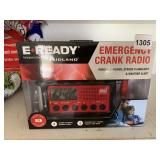 NEW EMERGENCY CRANK RADIO