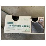 PARTIAL BOX OF LANDSCAPING EDGING AND MALLET
