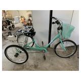 SUN TRADITIONAL 3 WHEEL BICYCLE WITH BASKETS IN