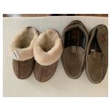 WOMENï¿½S SZ 9 BEARPAW SLIDES AND LEVI STRAUSS