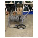 ROLLING HOSE REEL W/ SPRAYER