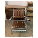 FOLDING REDWOOD CHAIR