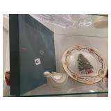 LENOX CORNUCOPIA DISH, CHRISTMAS PLATE LENNOX