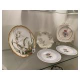 H AND C FRANCE HAND DECORATED PLATE, TO THE ROYAL