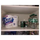 TOILET PAPER, SPRITE, CANADA DRY