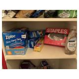 ZIPLOC QUART BAGS, IVORY SOAP ETC.