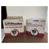 2 LIFT MASTER LASER GARAGE PARKING ASSIST IN OB