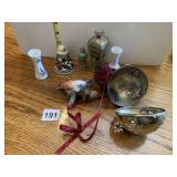 SILVER PLATE CHRISTMAS ORNAMENT, LEFTON BIRD