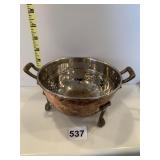 FOOTED COPPER STRAINER