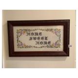 HOME SWEET HOME WOOD FRAME