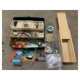 FISHING TACKLE BOX, FISHING LINE