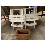 FOLDING TABLES AND PLANTER