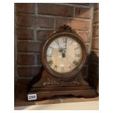 MANTLE CLOCK W/ WHEAT DESIGN