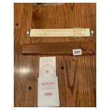 CONCISE CONVERSION TABLE AND CIRCULAR SLIDE RULE