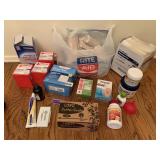 FIRST AID SUPPLIES ETC.