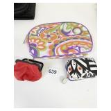 FABRIC COVERED PLASTIC ORGANIZER PILL BOX ANNA