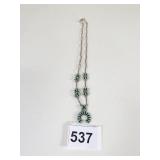 SILVER 925 NECKLACE SQUASH BLOSSOM PENDANT